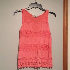Large pink republic top